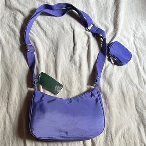Wild Fable Lavender Shoulder Bag with Mini Pouch